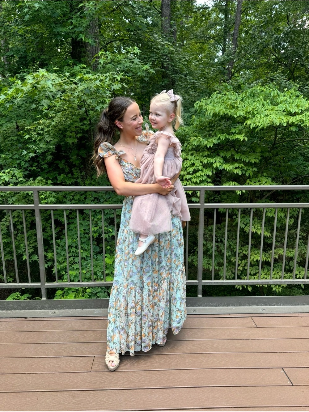Astr Floral Print Mint Green and Mustard Slip Dress